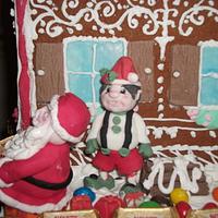 santa claus's gingerbread house