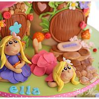 Claire and Ella's Fairy Land Cake