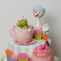 Tea and cupcakes party