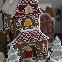 Christmas gingerbread house