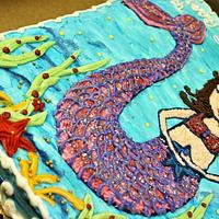 Mermaid cake Buttercream