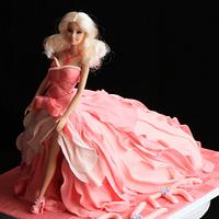 Fashionista Doll Cake-2