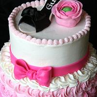 Pink Hombre Birthday Cake