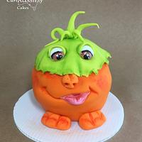 1st Birthday Monster theme cake