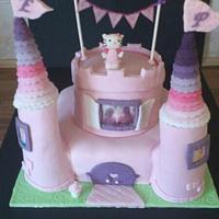 Princess/Hello kitty castle cake!