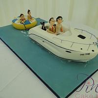 Speed Boat Wedding Cake