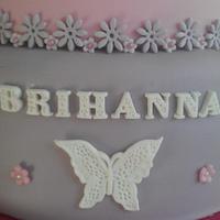 My first two tier cake :)