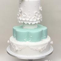 Retro Wedding Cake