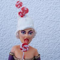 Miss Lollypop-sugar sculpture