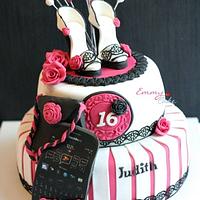 Sweet 16 cake