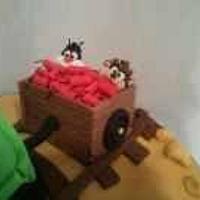 ~Looney Tunes Train Cake~