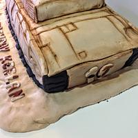 M1 Abrams tank cake 