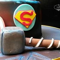 The Avengers cake