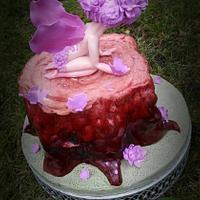 Forest fairy cake