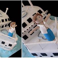 Cruise Ship 21st cake