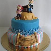 Jack & Neverland Pirates Cake