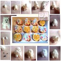Westie dog cupcake plus tutorial! West highland terrier tutorial