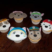 Paw Patrol Cupcakes.
