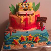 spongebob 1st birthday