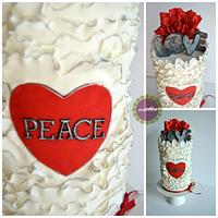 Love & Peace - Cakes Against Violence Collab