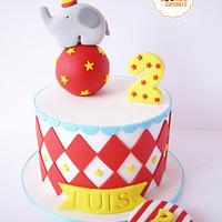 Circus Elephant Cake ^^