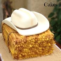 Cowboy themed cake 