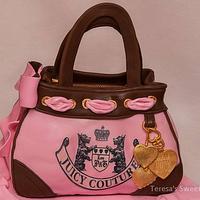 juicy couture purse bag cake