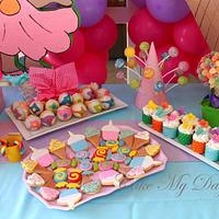 Colorful candy party