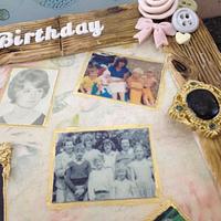 Vintage/shabby chic photo frame