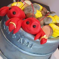 Lobster Pot Wedding Cake