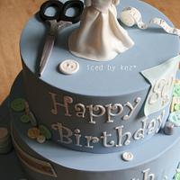 80th Sewing Cake
