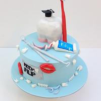 Dentist graduation cake