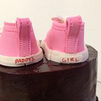 Baby Tennis Shoes Cake