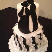 sihouette cake