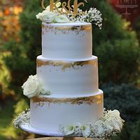 Luxury wedding cake : 