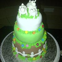 Sheep cake