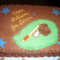 Baseball Birthday Cake