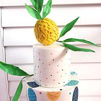 Pineapple Party Cake