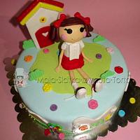 Lalaloopsy with a house cake