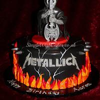 Metallica birthday Cake