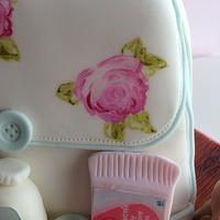 Hand Painted Baby Shower Cake