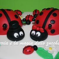 Ladybugs cake