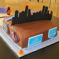 Half Marathon Cake