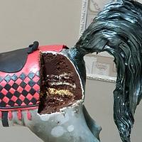 Rocking horse cake