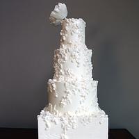 Bas Relief Wedding Cake