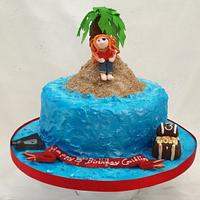 Girlie Pirate cake