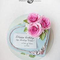 greeting card cake greeting card cake