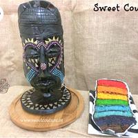 Nigerian Mask Cake 
