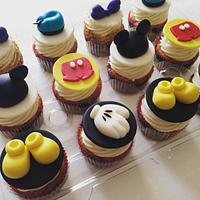 Mickey Mouse Cake and friends Cupcake