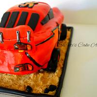 3D Lightning McQueen Cake !!!